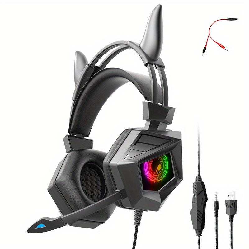 Dark Wind Gaming Earphones - Immersive Sound, Noise Isolation - The Ultimate Gift for Gamer Lovers, Comfortable & Stylish