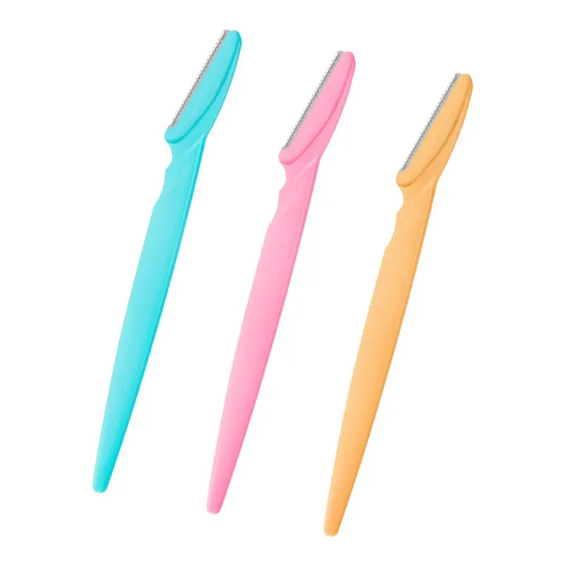 3-Piece Eyebrow Razors & Trimmers: Get Perfectly Shaped Eyebrows & Face Hair Removal in One Step!
