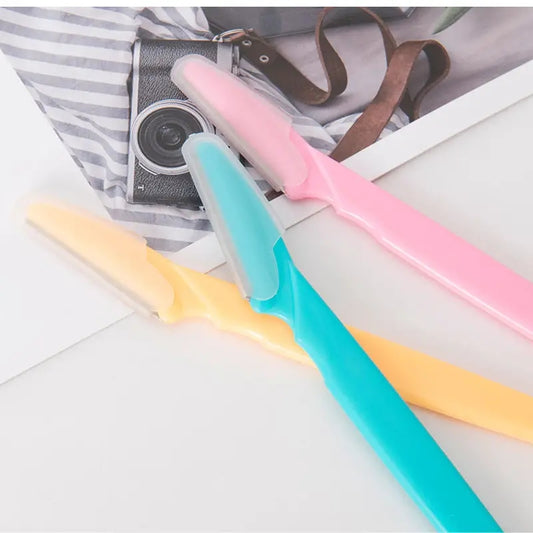 3-Piece Eyebrow Razors & Trimmers: Get Perfectly Shaped Eyebrows & Face Hair Removal in One Step!