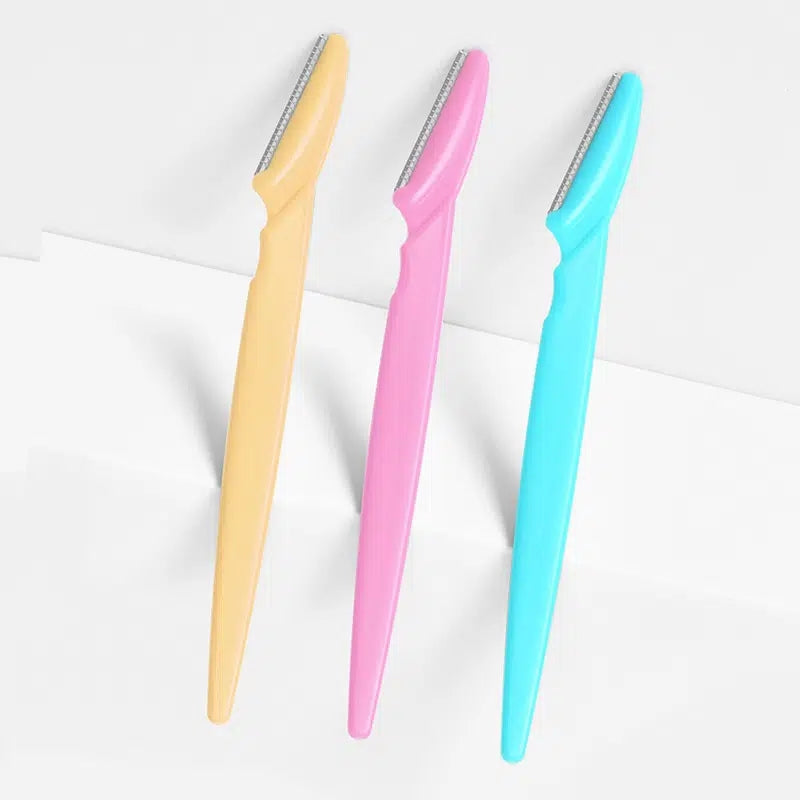3-Piece Eyebrow Razors & Trimmers: Get Perfectly Shaped Eyebrows & Face Hair Removal in One Step!