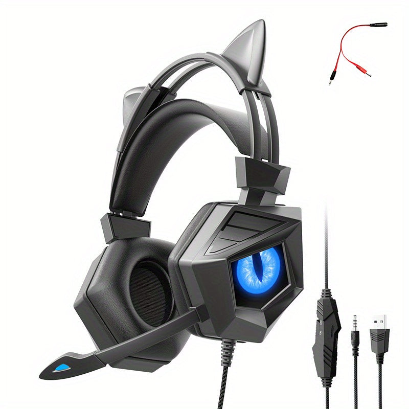 Dark Wind Gaming Earphones - Immersive Sound, Noise Isolation - The Ultimate Gift for Gamer Lovers, Comfortable & Stylish