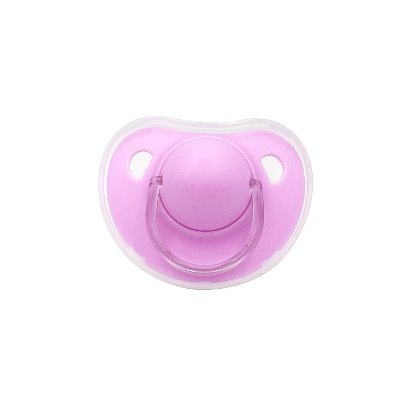 2 Options Matte Surface Baby Pacifier with Cover, Thumb & Cherry Round Shape Soother Pacifiers for Boy and Girl, Christmas Thanksgiving Day Gift