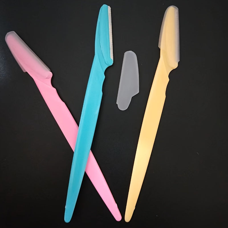 3-Piece Eyebrow Razors & Trimmers: Get Perfectly Shaped Eyebrows & Face Hair Removal in One Step!