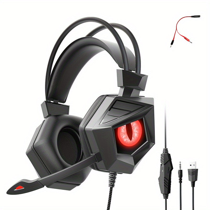 Dark Wind Gaming Earphones - Immersive Sound, Noise Isolation - The Ultimate Gift for Gamer Lovers, Comfortable & Stylish