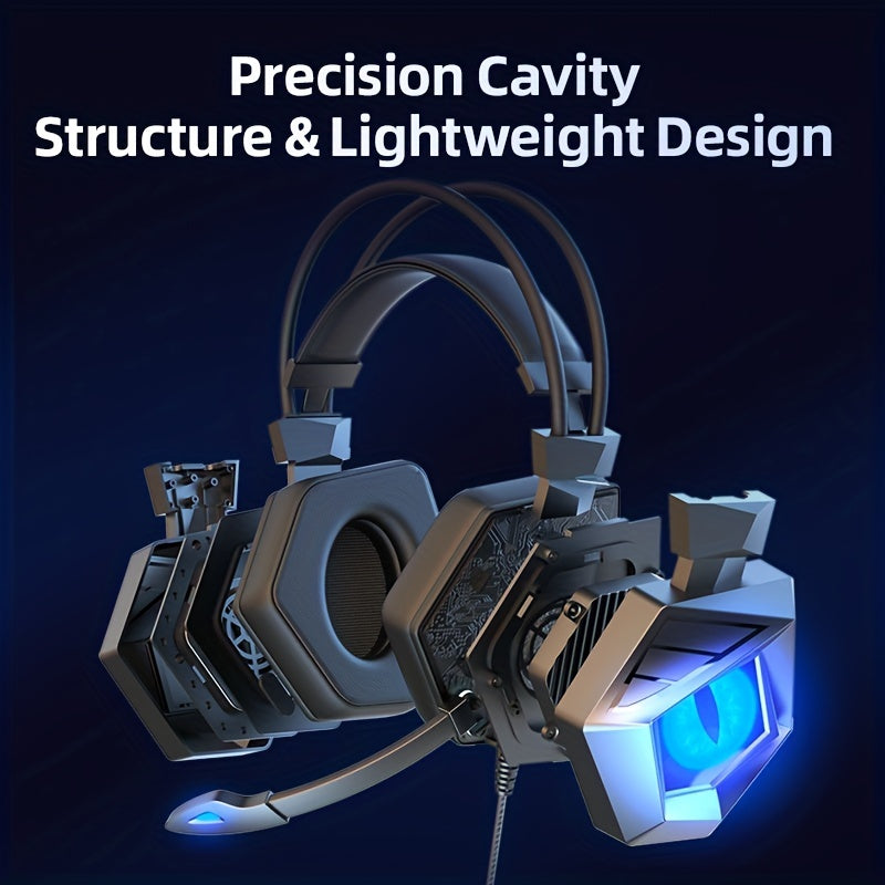 Dark Wind Gaming Earphones - Immersive Sound, Noise Isolation - The Ultimate Gift for Gamer Lovers, Comfortable & Stylish