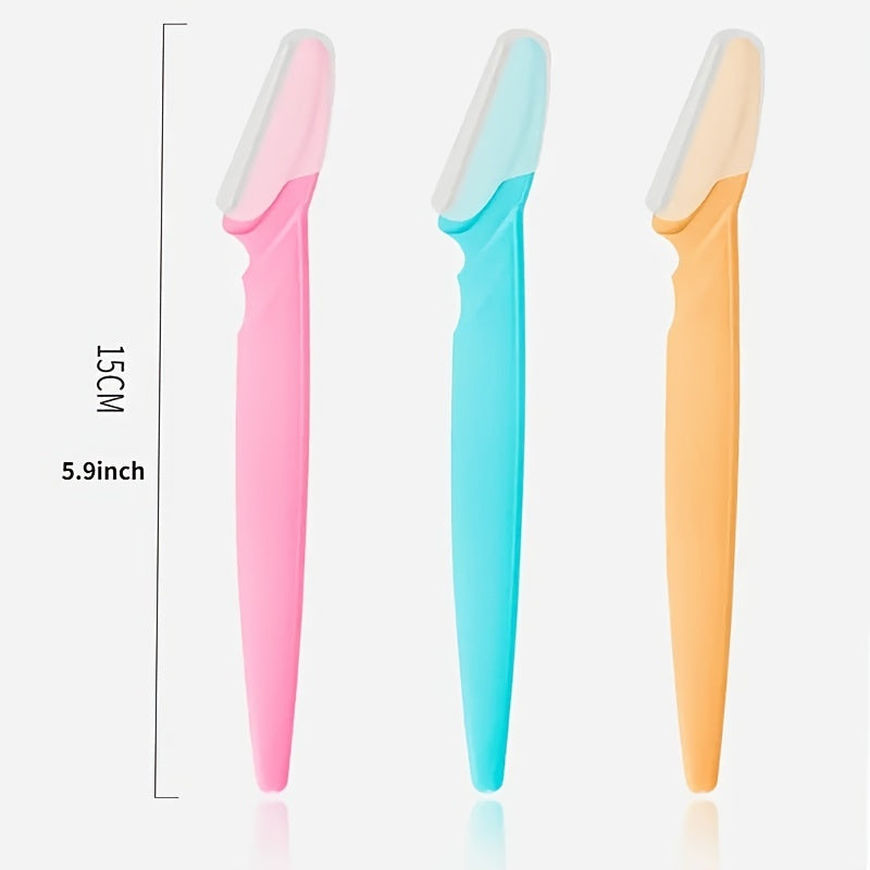 3-Piece Eyebrow Razors & Trimmers: Get Perfectly Shaped Eyebrows & Face Hair Removal in One Step!