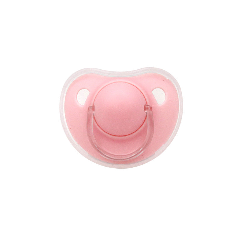 2 Options Matte Surface Baby Pacifier with Cover, Thumb & Cherry Round Shape Soother Pacifiers for Boy and Girl, Christmas Thanksgiving Day Gift