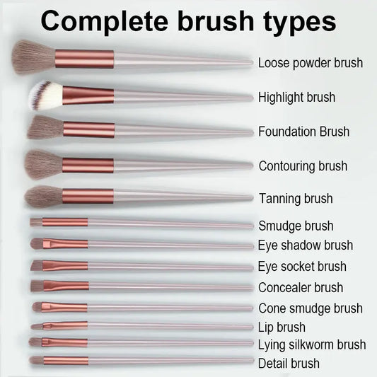 Makeup Brush Set Professional Eyeshadow Blush Synthetic Foundation Brush Powder Contour Cosmetic Make Up Brush Beauty Tool Tool