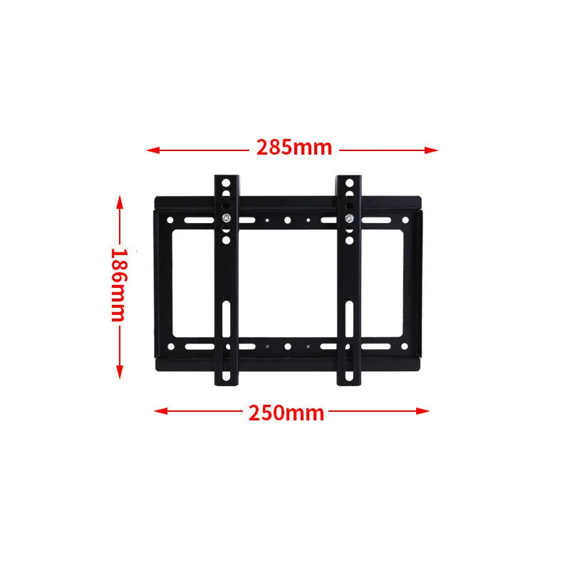 26-63inch TV Support Mount Adjustable Television Mounting Holder with Level Low Profile Flat TV Wall Mount for LCD LED Monitor