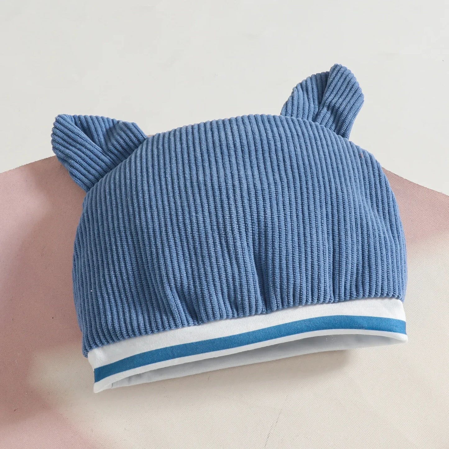 New Born Baby Clothes 0-18M Baby Boy Girls 3Pcs Outfit Sets Striped Cotton Bodysuit and Corduroy Cartoon Overalls Hat Daily Wear