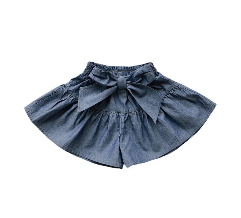 Kids Clothes Girls 2025 New Toddler Baby Girls Cotton Cute Flower Shirt and Lace Bow Shorts Outfit Set Kids Boutique Clothes