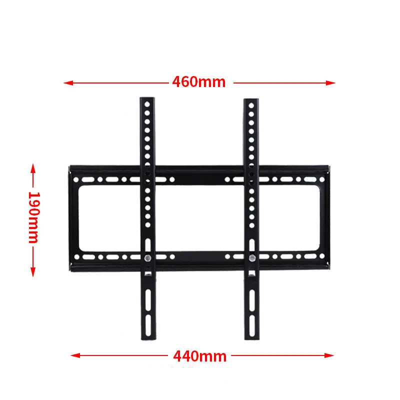 26-63inch TV Support Mount Adjustable Television Mounting Holder with Level Low Profile Flat TV Wall Mount for LCD LED Monitor