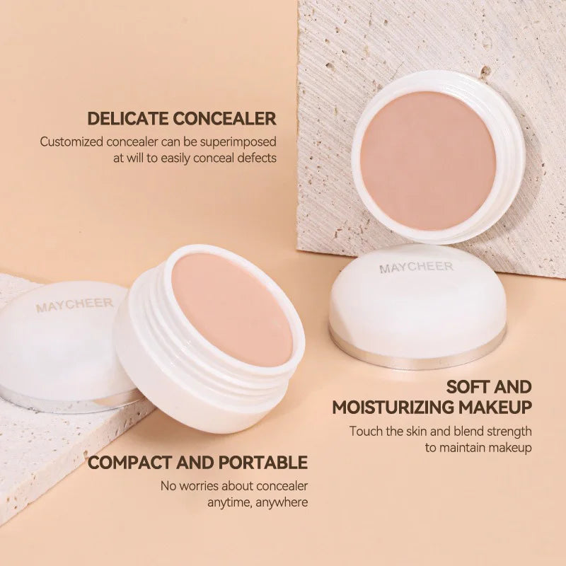 Mecier Soft-Matte Concealer Cream — Long-Wear, Non-Caking Formula, Hydrating and Lightweight