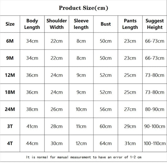 Kids Clothes Set Baby BoyGirl T-Shirt + Shorts Summer Clothing Cotton Cartoon Casual Boys Tracksuit Children Baby Clothes Set