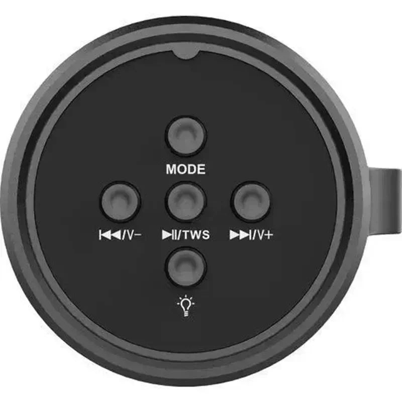 BT-1202 Portable Bluetooth Speaker - 360° Colorful LED Lights Subwoofer Car Audio MP3 Player Function