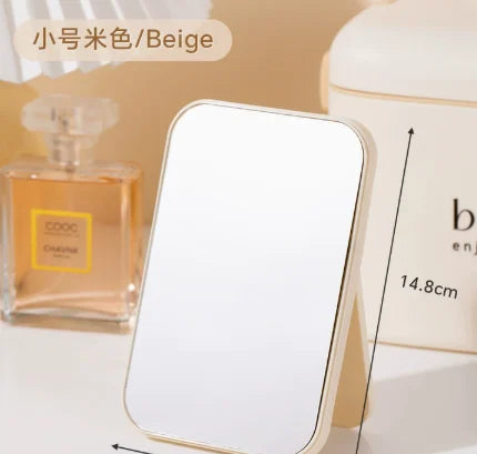 Desktop folding portable make-up mirror student dormitory desktop small mirror children's dressing mirror