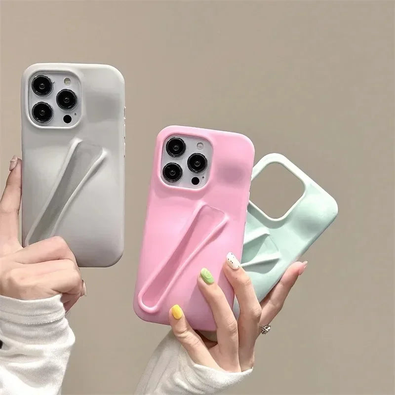 Lipstick Make-up Soft Silicone Phone Case for IPhone 16 14 15 Pro Max X Xs XR 11 13 12 Portable Lip Gloss Cover