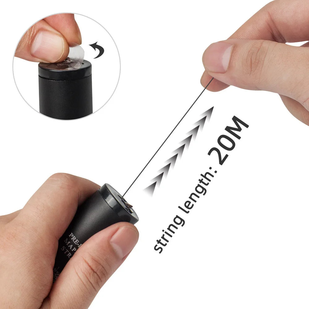 Microblading Mapping Pre-ink String 20M Eyebrow Make Up Dyeing Thread Semi Premanent Positioning Line Mesauring Tools OEM Supply