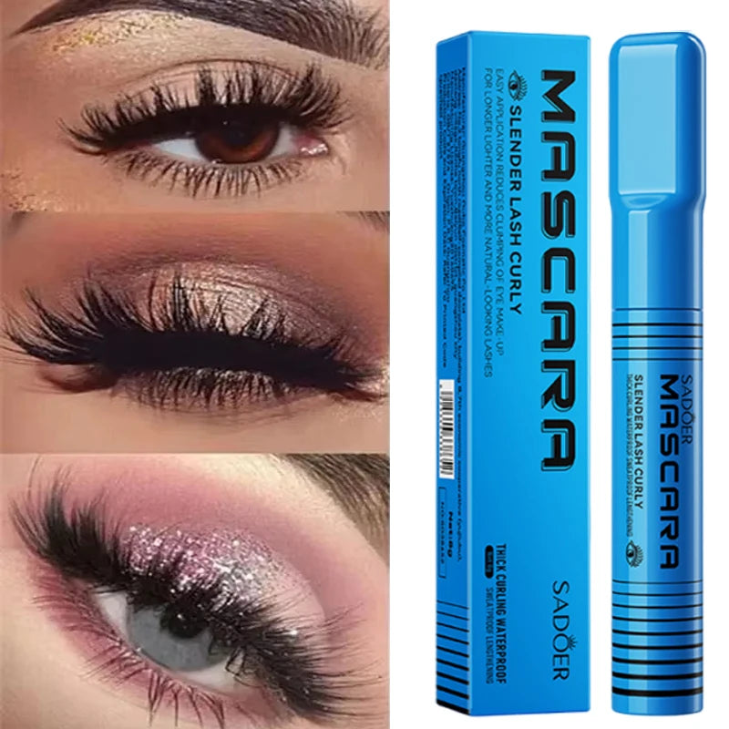 5D Waterproof Mascara Lengthening Eyelashes Women's Make-up Waterproof Mascara Black Silk Fibre Mascara Korean Cosmetics New