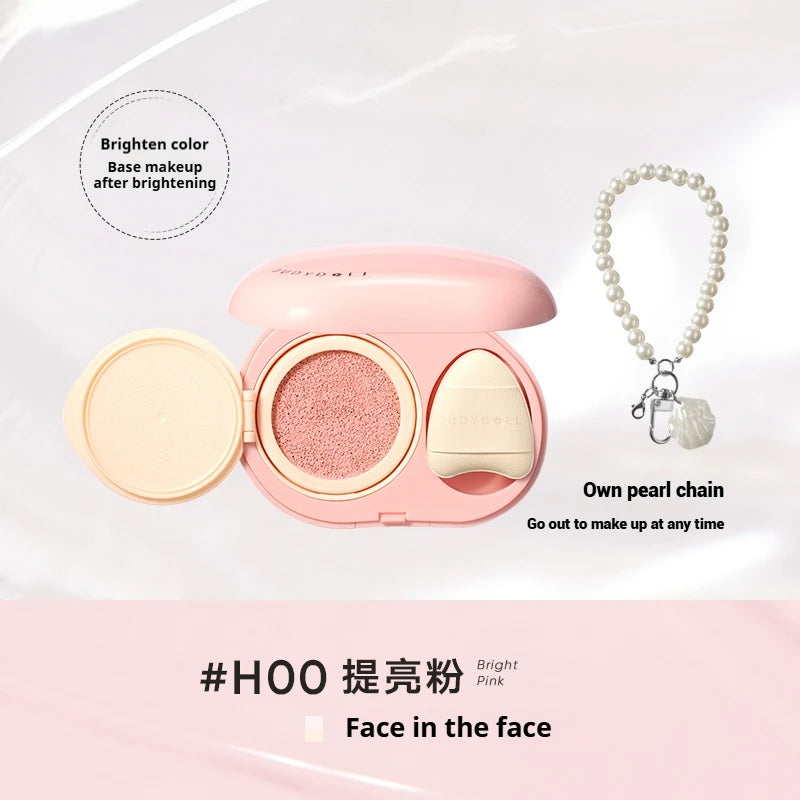 Judydoll Air Cushion Concealer 2-in-1 Portable Longlasting Coverage Multi-Use Hydrating Brightening For All Skin With Puff 8g