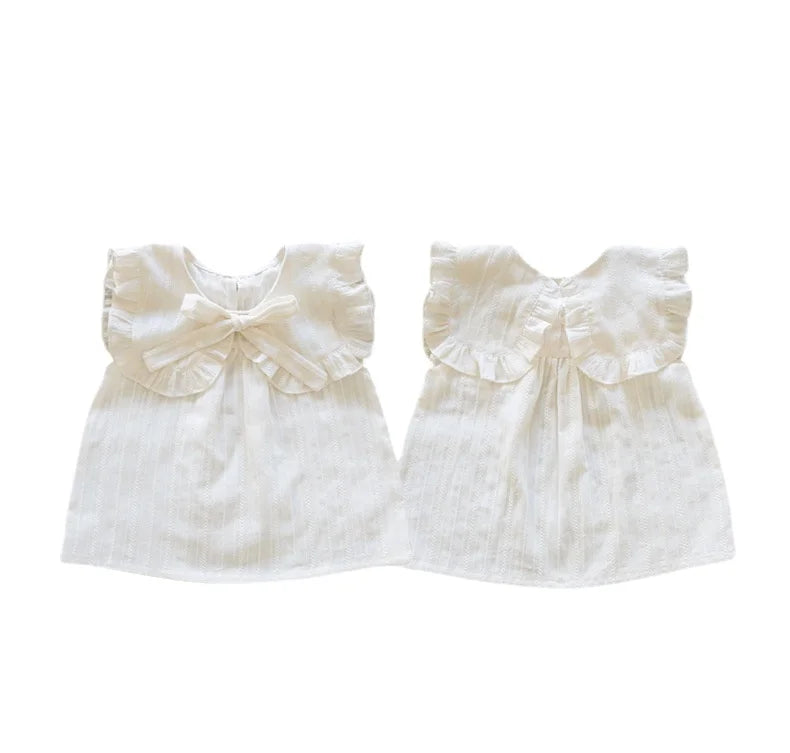 Kids Clothes Girls 2025 New Toddler Baby Girls Cotton Cute Flower Shirt and Lace Bow Shorts Outfit Set Kids Boutique Clothes