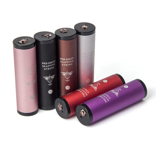 Microblading Mapping Pre-ink String 20M Eyebrow Make Up Dyeing Thread Semi Premanent Positioning Line Mesauring Tools OEM Supply