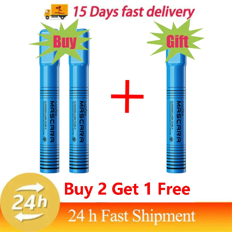 5D Waterproof Mascara Lengthening Eyelashes Women's Make-up Waterproof Mascara Black Silk Fibre Mascara Korean Cosmetics New