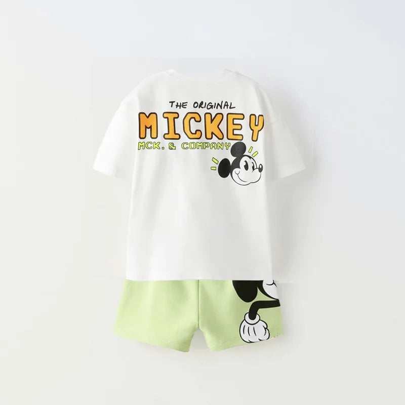 Baby Clothes Sets Kids Cotton Summer Newborn Boy Girl Infant Clothing Yellow Duck Tops + Pants Children Sports Sets For Kids