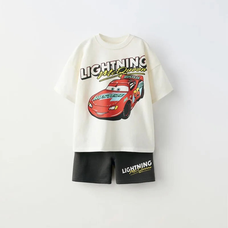 Baby Clothes Sets Kids Cotton Summer Newborn Boy Girl Infant Clothing Yellow Duck Tops + Pants Children Sports Sets For Kids