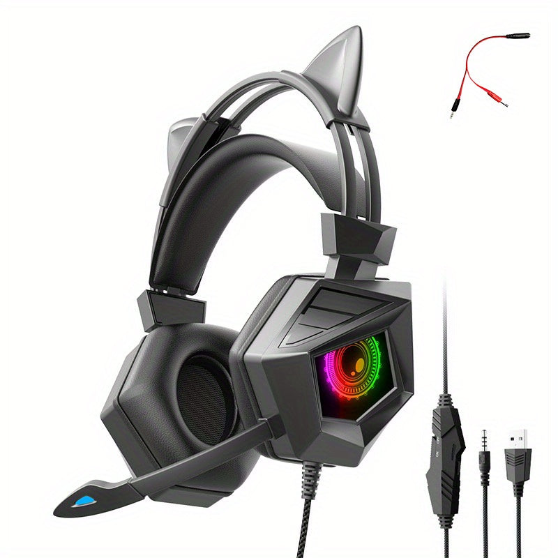 Dark Wind Gaming Earphones - Immersive Sound, Noise Isolation - The Ultimate Gift for Gamer Lovers, Comfortable & Stylish
