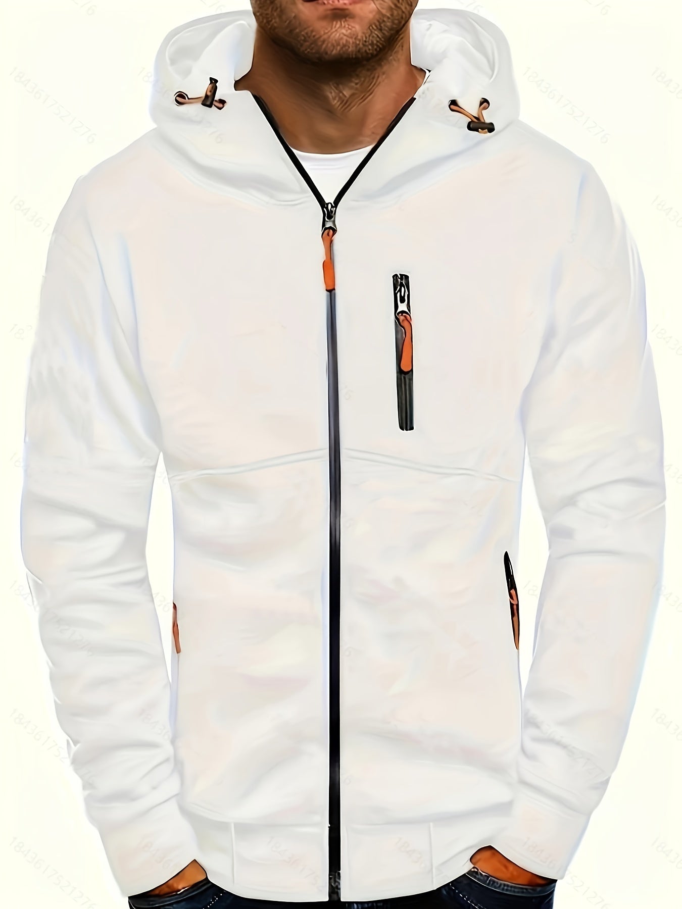 New Oversized Men'S Autumn And Winter Sports Fitness Jackets, Casual Hooded Cardigans.