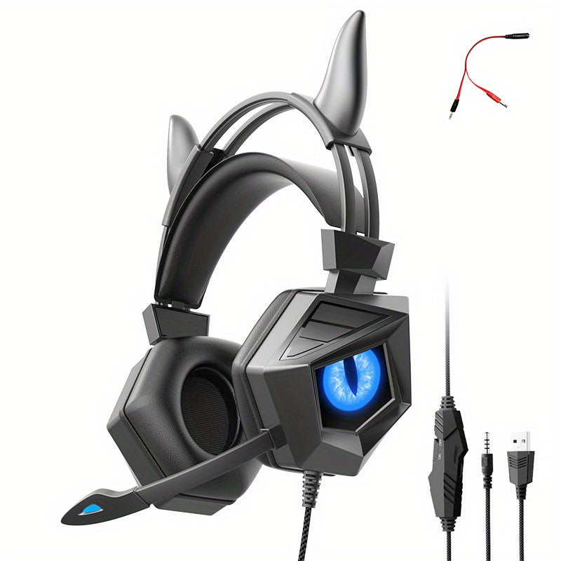 Dark Wind Gaming Earphones - Immersive Sound, Noise Isolation - The Ultimate Gift for Gamer Lovers, Comfortable & Stylish