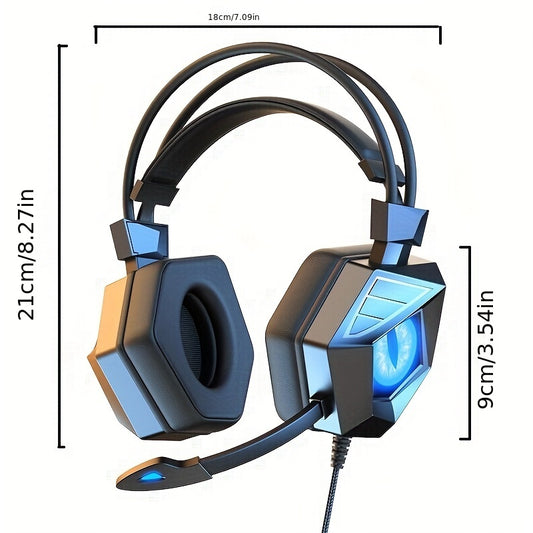 Dark Wind Gaming Earphones - Immersive Sound, Noise Isolation - The Ultimate Gift for Gamer Lovers, Comfortable & Stylish