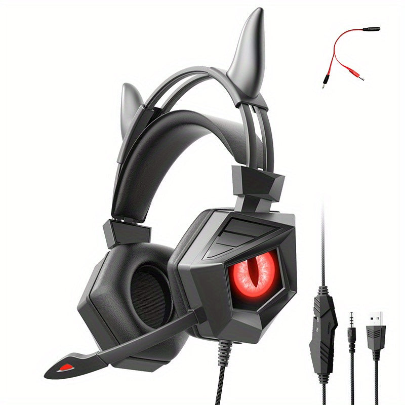 Dark Wind Gaming Earphones - Immersive Sound, Noise Isolation - The Ultimate Gift for Gamer Lovers, Comfortable & Stylish