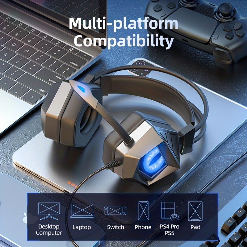 Dark Wind Gaming Earphones - Immersive Sound, Noise Isolation - The Ultimate Gift for Gamer Lovers, Comfortable & Stylish