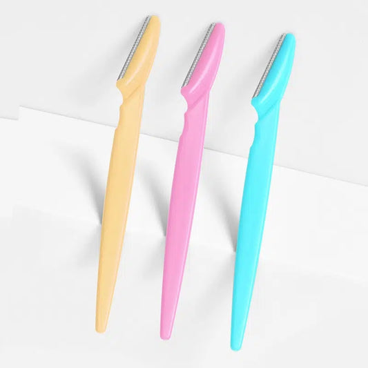 3-Piece Eyebrow Razors & Trimmers: Get Perfectly Shaped Eyebrows & Face Hair Removal in One Step!