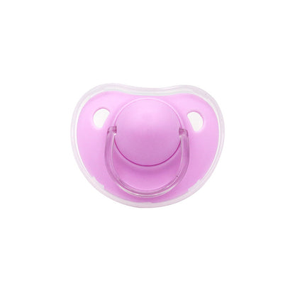 2 Options Matte Surface Baby Pacifier with Cover, Thumb & Cherry Round Shape Soother Pacifiers for Boy and Girl, Christmas Thanksgiving Day Gift