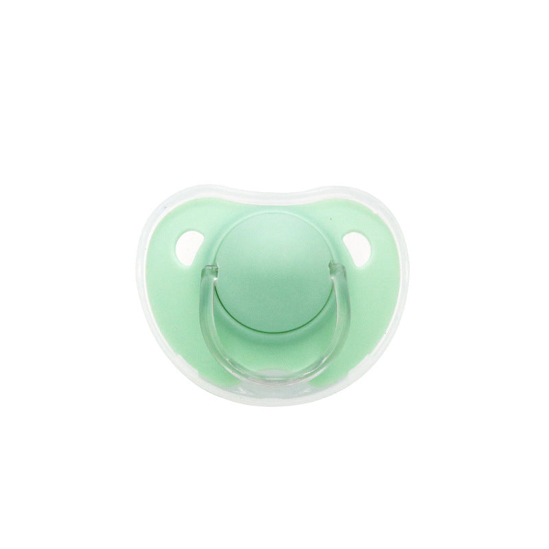 2 Options Matte Surface Baby Pacifier with Cover, Thumb & Cherry Round Shape Soother Pacifiers for Boy and Girl, Christmas Thanksgiving Day Gift