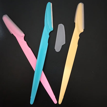 3-Piece Eyebrow Razors & Trimmers: Get Perfectly Shaped Eyebrows & Face Hair Removal in One Step!