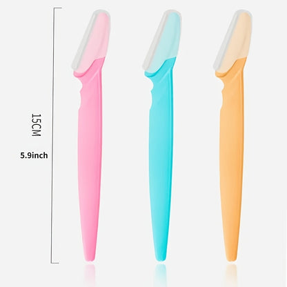 3-Piece Eyebrow Razors & Trimmers: Get Perfectly Shaped Eyebrows & Face Hair Removal in One Step!