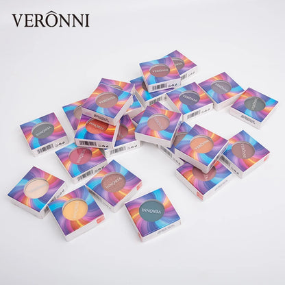 VERONNI 24 Color Eyeshadow Glitter Pigment Matte Eye Shadow Makeup Removable Good for DIY Your Own Make Up Palette