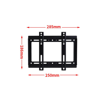 26-63inch TV Support Mount Adjustable Television Mounting Holder with Level Low Profile Flat TV Wall Mount for LCD LED Monitor