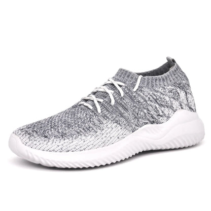 2025 Mens Casual Walking Shoes Summer Mesh Lace-up Vulcanized Shoes Non Slip Breathable Gym Running Sports Shoes Sneakers Hombre