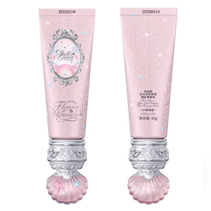 Makeup Flower Knows Shell Pearl Collection Primer Coloring Makeup Base Face Milk Brightening and Holding Make Up Concealer