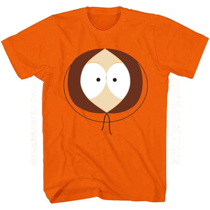 South Park Kenny Big Face T-Shirt Black Humor Cartoon Enthusiast Men Women Universal Fashion Casual Crewneck T-shirt Cute Tee