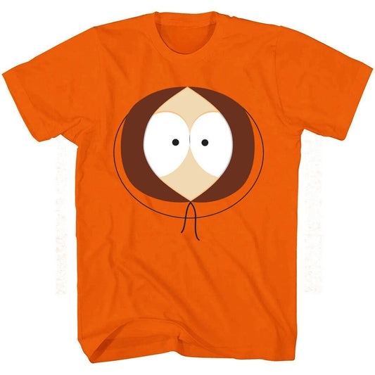 South Park Kenny Big Face T-Shirt Black Humor Cartoon Enthusiast Men Women Universal Fashion Casual Crewneck T-shirt Cute Tee