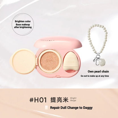 Judydoll Air Cushion Concealer 2-in-1 Portable Longlasting Coverage Multi-Use Hydrating Brightening For All Skin With Puff 8g