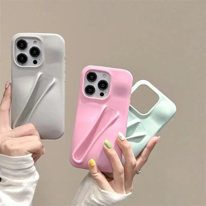 Lipstick Make-up Soft Silicone Phone Case for IPhone 16 14 15 Pro Max X Xs XR 11 13 12 Portable Lip Gloss Cover