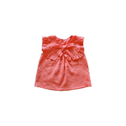 Kids Clothes Girls 2025 New Toddler Baby Girls Cotton Cute Flower Shirt and Lace Bow Shorts Outfit Set Kids Boutique Clothes