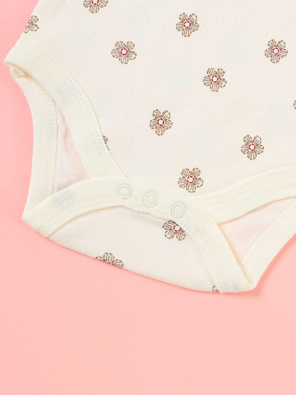 Baby girl clothes 5PCS Baby girl onesie newborn baby clothes summer Short-sleeved jumpsuitSuitable for 0-9 months